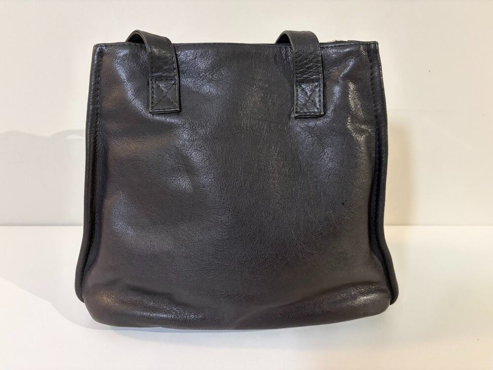 Simon Genuine Leather Black bag